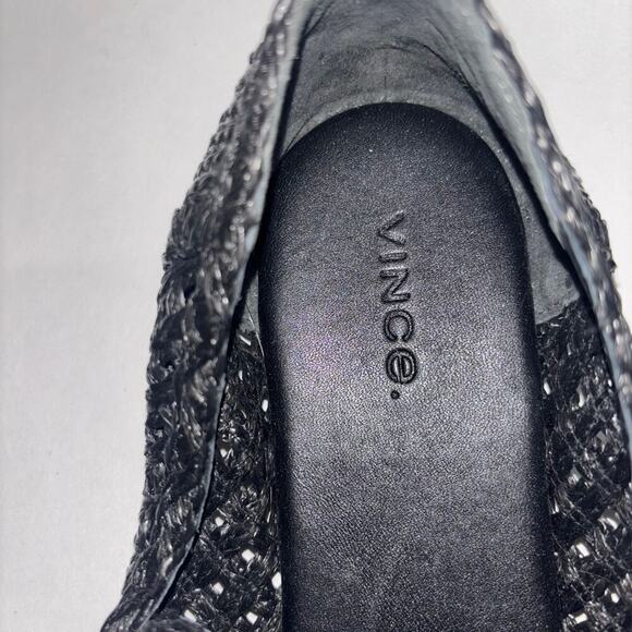 Vince Davis Raffia Loafers in Black – Men’s Size 8.5 (EU 39) - Picture 8 of 15